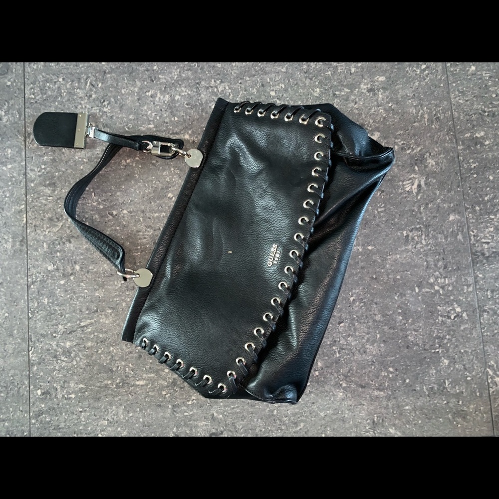 Guess black hand bag $114